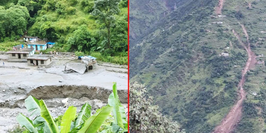 दार्चुलामा पहिरोमा परी दुईको मृत्यु, ६ बेपत्ता, उद्धार कार्यजारी