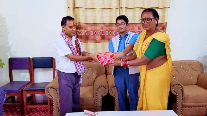 गढवा गाउँपालिकाले ग¥यो प्रमुख प्रशासकीय अधिकृत योगीकाे बिदाई