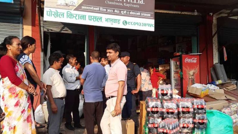 दशैँ, तिहार पर्वलाई लक्षित गरी राप्ती गाउँपालिकाद्धारा दोस्रो तथा अन्तिम दिन भालुवाङ बजार अनुगमन