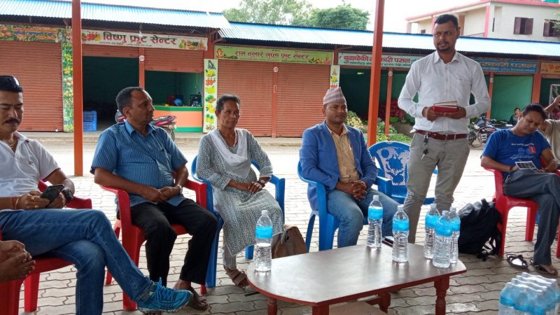 तुलसीपुरमा हरेक शनिबार हाटबजार संचालन हुने
