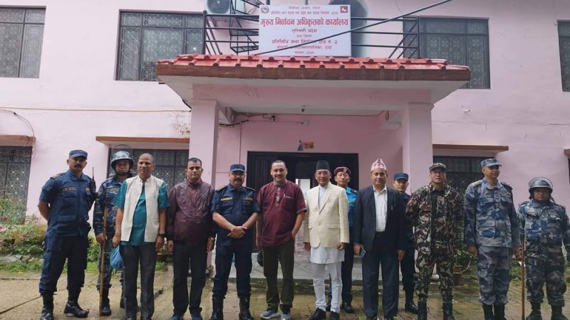 दाङकाे लमही, घाेराही र तुलसीपुरमा निर्वाचन अधिकृतकाे कार्यालय स्थापना