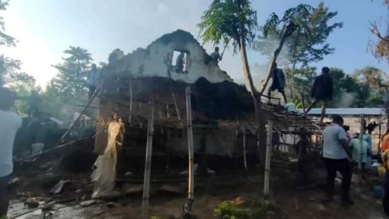 देउखुरीकाे राप्तीमा एक घर र कुखुरा फर्ममा आगलागी, करिव ७ लाख बराबरको क्षति