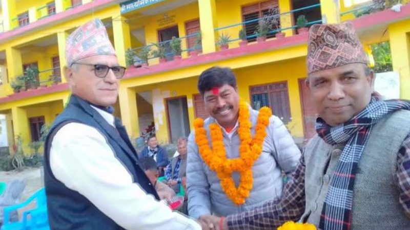 मावि फल्कापुरकाे अध्यक्षमा देवानजंग चाैधरी सर्वसहमतीले चयन