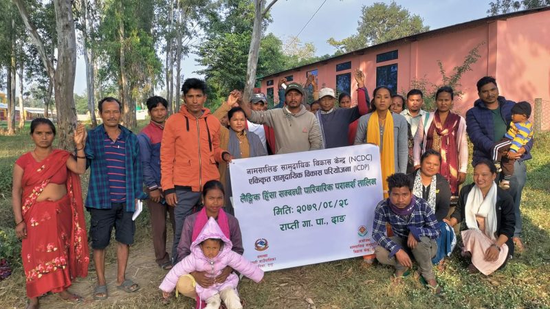 दाङको राप्तीमा घरेलु हिंसा न्यूनीकरणका लागि दम्पती तालिम