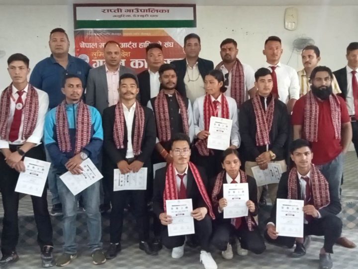 नेपाल मार्शल आर्टस हाप्किडो संघ लुम्बिनी प्रदेश गठन, अध्यक्षमा केसी चयन