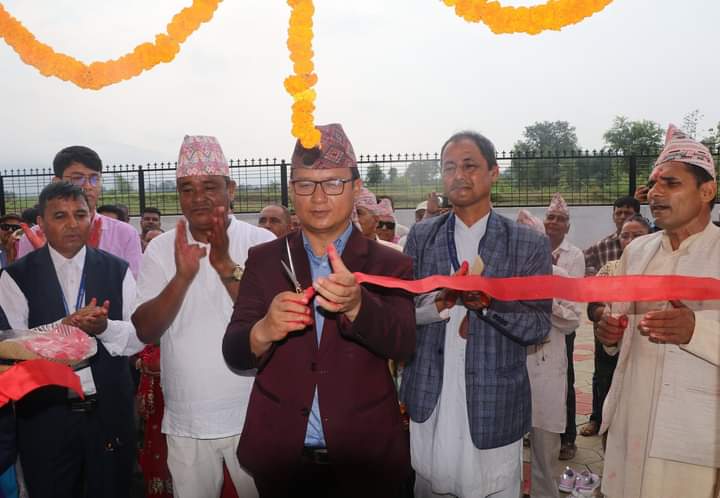 राप्तीको ४ नम्बर वडा कार्यालय उद्घाटन, प्रशासनिक कार्यलाई चुस्तदुरूस्त बनाउन सुझाव