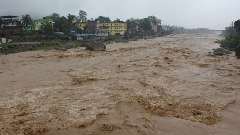 देशका धेरै ठाउँमा वर्षा : स्याङ्जा, दाङ, रुपन्देही, पाल्पा र नवलपुरमा बाढीको उच्च जोखिम