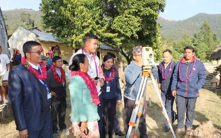 राप्तीमा जग्गाको नाप नक्सा गर्ने कार्य तिब्र, भुल्केमा नाप नक्साको काम सुरू