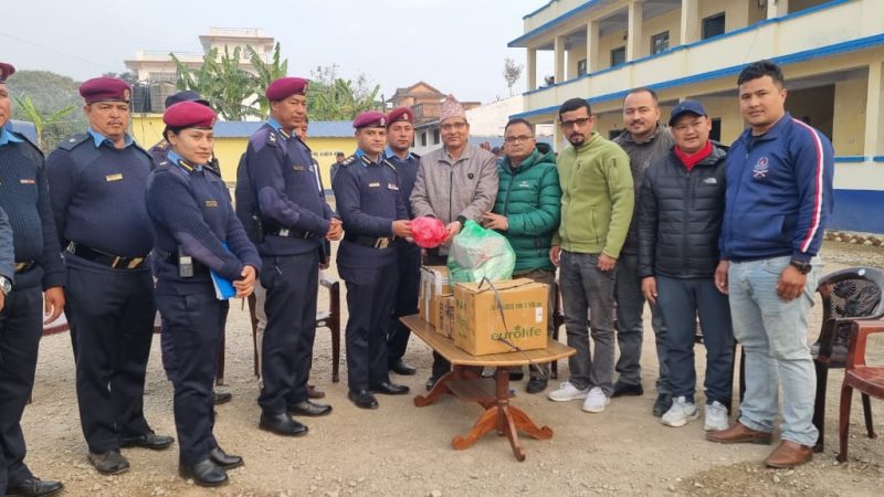 नेपाल औषधी व्यवसायी संघद्वारा स्वास्थ्य शिविरका लागि ७० हजार मुल्य बराबरको औषधी सहयोग