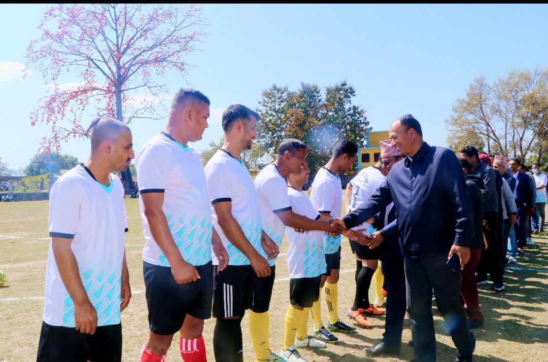 गढवामा आयोजित दाेस्राे गाउँपालिका स्तरीय फुटबल प्रतियोगितामा राप्ती र लमही फाइनलमा प्रवेश