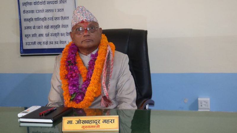 लुम्बिनी प्रदेशका मुख्यमन्त्री महराले चैत ३० गते विश्वासको मत लिंदै