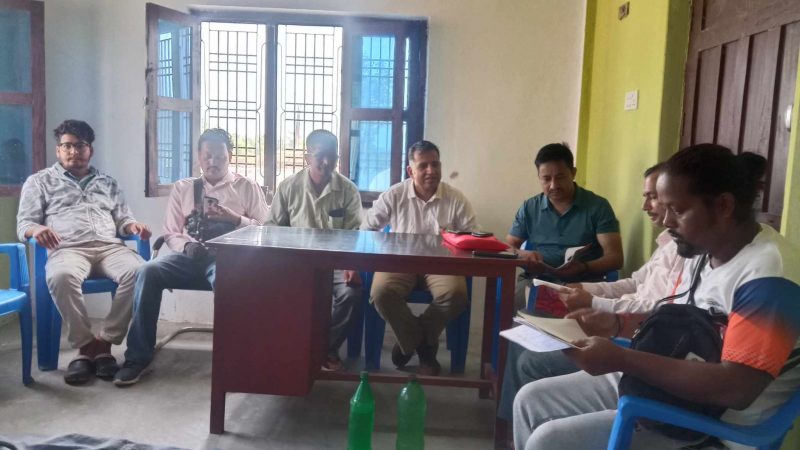 विभिन्न निर्णय गर्दै नेकपा राजपुर गाउँ कमिटीको प्रथम बैठक सम्पन्न