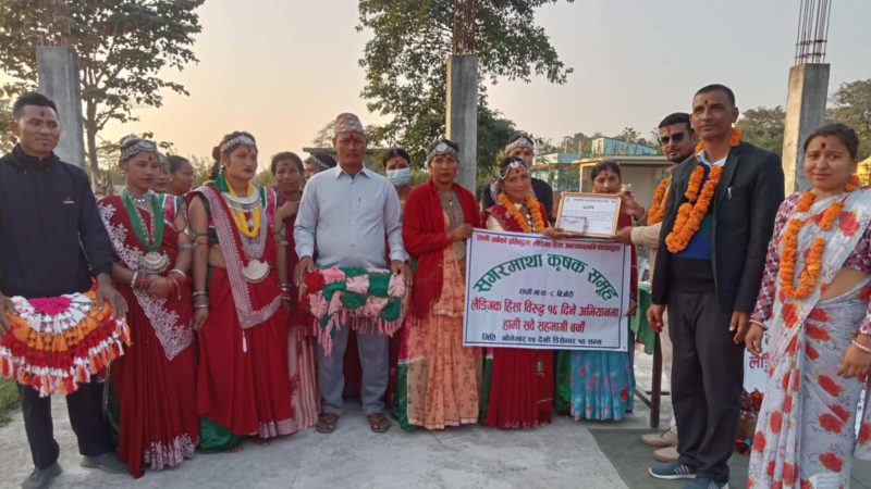 राप्तीमा थारु गीतको माध्यमबाट लैंगिक हिंसा अन्त्यका लागि सचेतना प्रदान