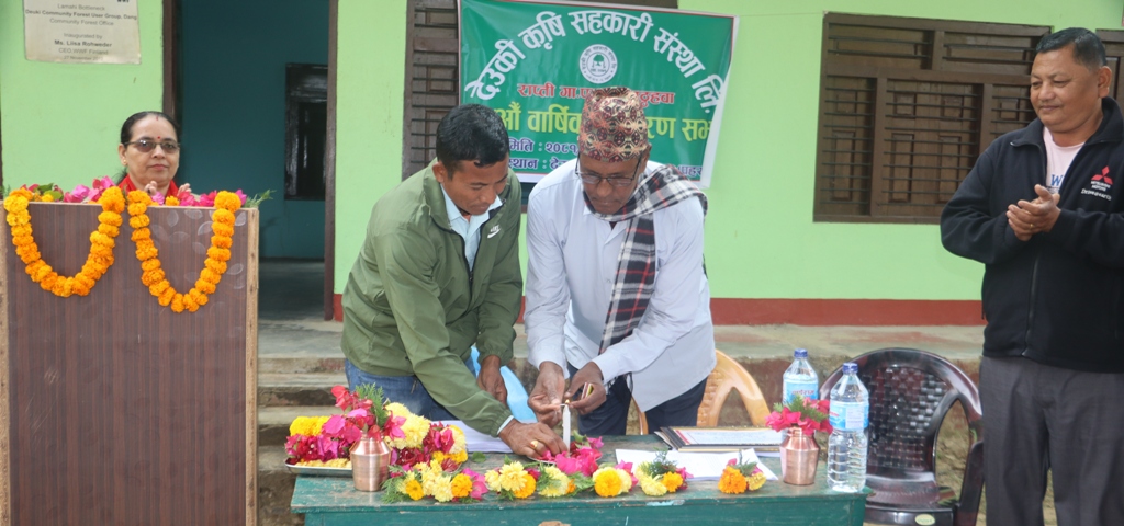 देउकी कृषि सहकारी संस्थाको दशाैँ बार्षिक साधारणसभा देउखुरीकाे पहरूवामा सम्पन्न