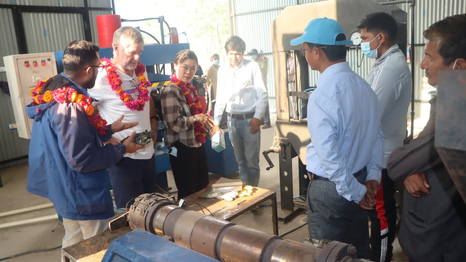 राप्तीमा फोहोरलाई स्रोतमा रुपान्तरण गर्दै उत्पादन सुरु