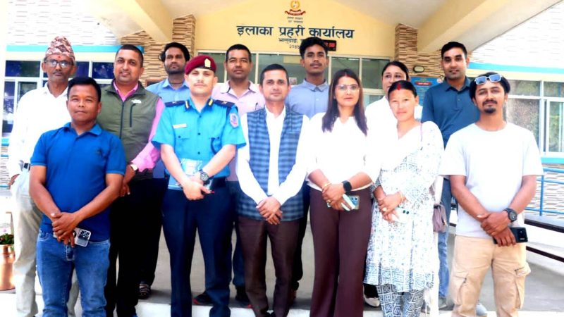 नागरिक र पत्रकार सँग मिलेर काम गर्छु :  प्रहरी निरिक्षक  ऐरी