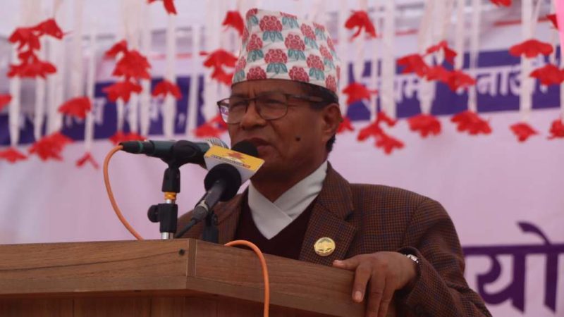 सभामुख घर्ती मगरद्वारा भूमे पर्वको शुुभकामना व्यक्त