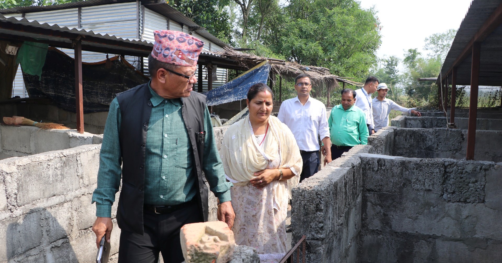 राप्ती गाउँपालिकामा बङ्गुर पालनको असल अभ्यास प्रवर्द्धन कार्यक्रमको स्थलगत अनुगमन