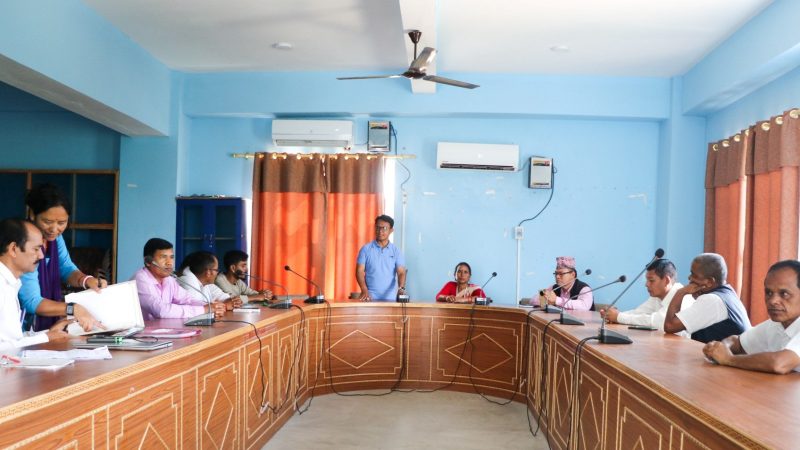 राप्ती गाउँपालिकालाई जेठ १३ पूर्ण खोप  सुनिश्चितता तथा दिगोपना घाेषणा गरिदै