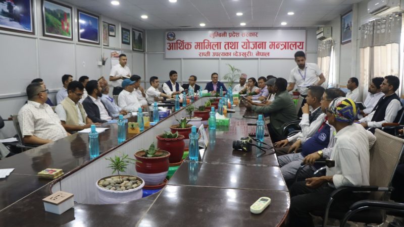 लुम्बिनी प्रदेशको आर्थिक आकार ८ खर्ब ६९ अर्ब पुग्यो, प्रदेशको योगदान १४.२३ प्रतिशत