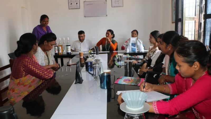 राप्तीमा कफी बनाउने तालिम सुरु