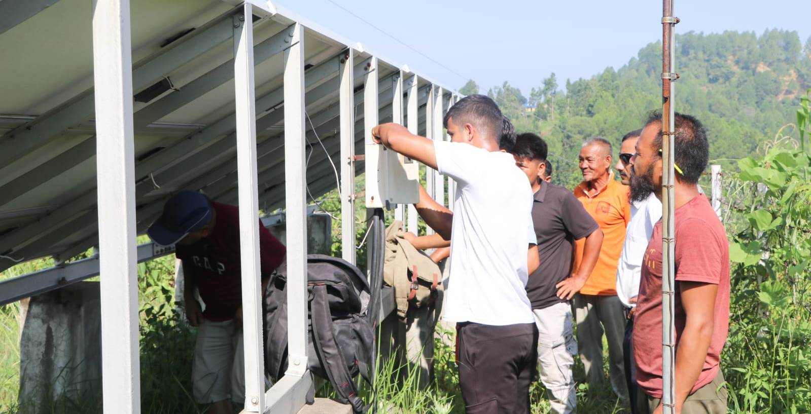 सोलार मर्मत पछि थकरीकोटमा अवरूद्व खानेपानी सुचारु