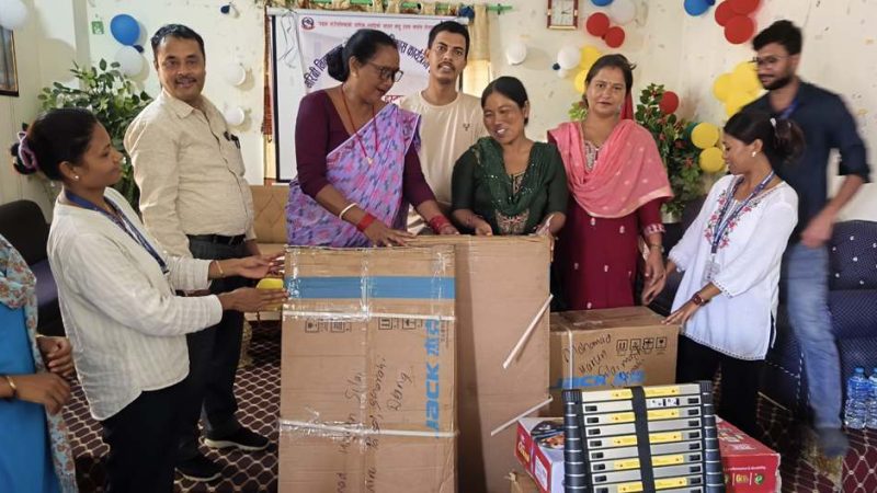 दाङकाे गढवा गाउँपालिकामा लघु उद्यमीहरूलाई प्रविधि हस्तान्तरण