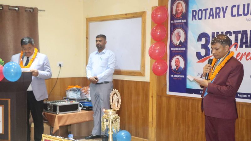 रोटरी क्लब अफ राप्तीको तेस्रो पदस्थापन : अध्यक्षमा गोपाल आचार्य