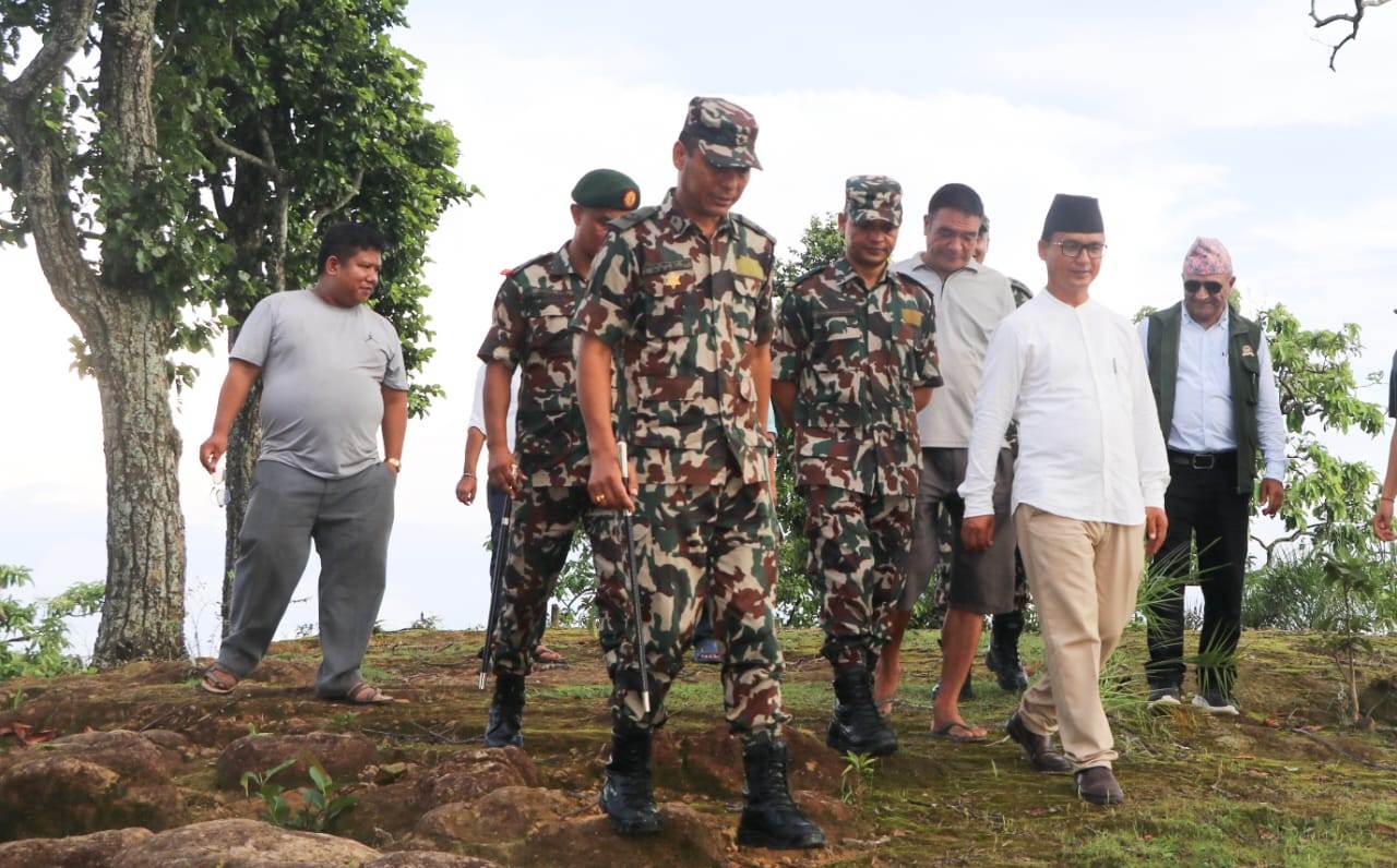 राप्ती गाउँपालिका–९ मा रहेको ऐतिहासिक गढीको स्थलगत अवलोकन