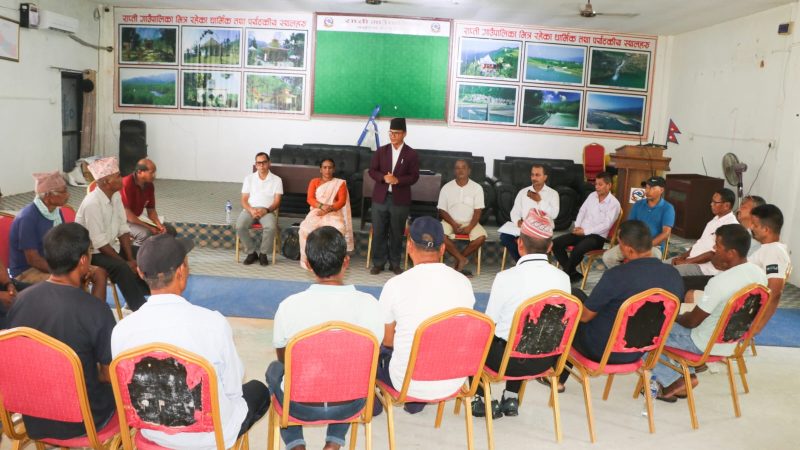 राप्ती गाउँपालिकाद्वारा थारु अगुवाहरुसँग छलफल : संस्कार र संस्कृति संरक्षणमा जोड