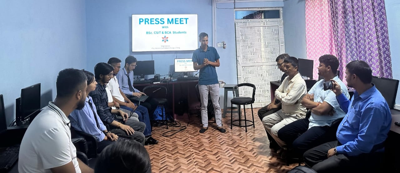 दाङमा आईटी पढ्दै कमाउँदै महेन्द्र बहुमुखी क्याम्पसका विद्यार्थी