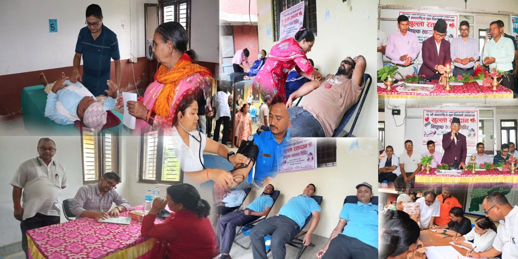 युवा चेम्बरको अनुकरणीय कार्य : गाउँमै विशेषज्ञ स्वास्थ्य सेवा र खुल्ला रक्तदान
