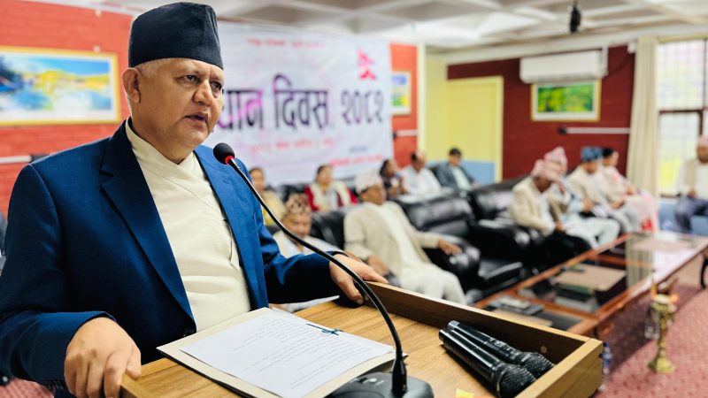 लुम्बिनीमा संविधान दिवस : युवा पुस्ताको सोच अनुसार कार्यशैली बदल्नुपर्छ : मुख्यमन्त्री आचार्य