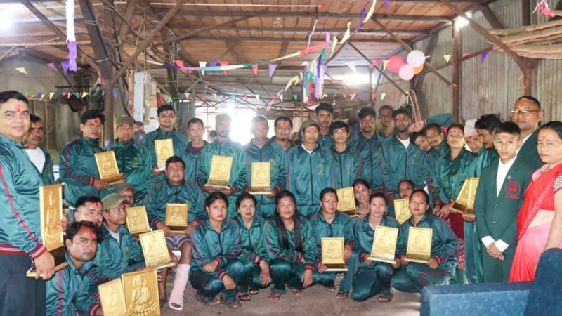 जिआर काष्ठ उद्योगको विश्वकर्मा पूजा, आधा दर्जनभन्दा बढीलाई सम्मान