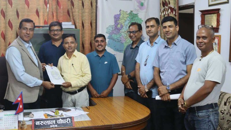 पत्रकार महासंघ लुम्बिनीमा कल्याणकारी कोष स्थापना अभियान सुरु : घोराहीमा ज्ञापनपत्र पेश