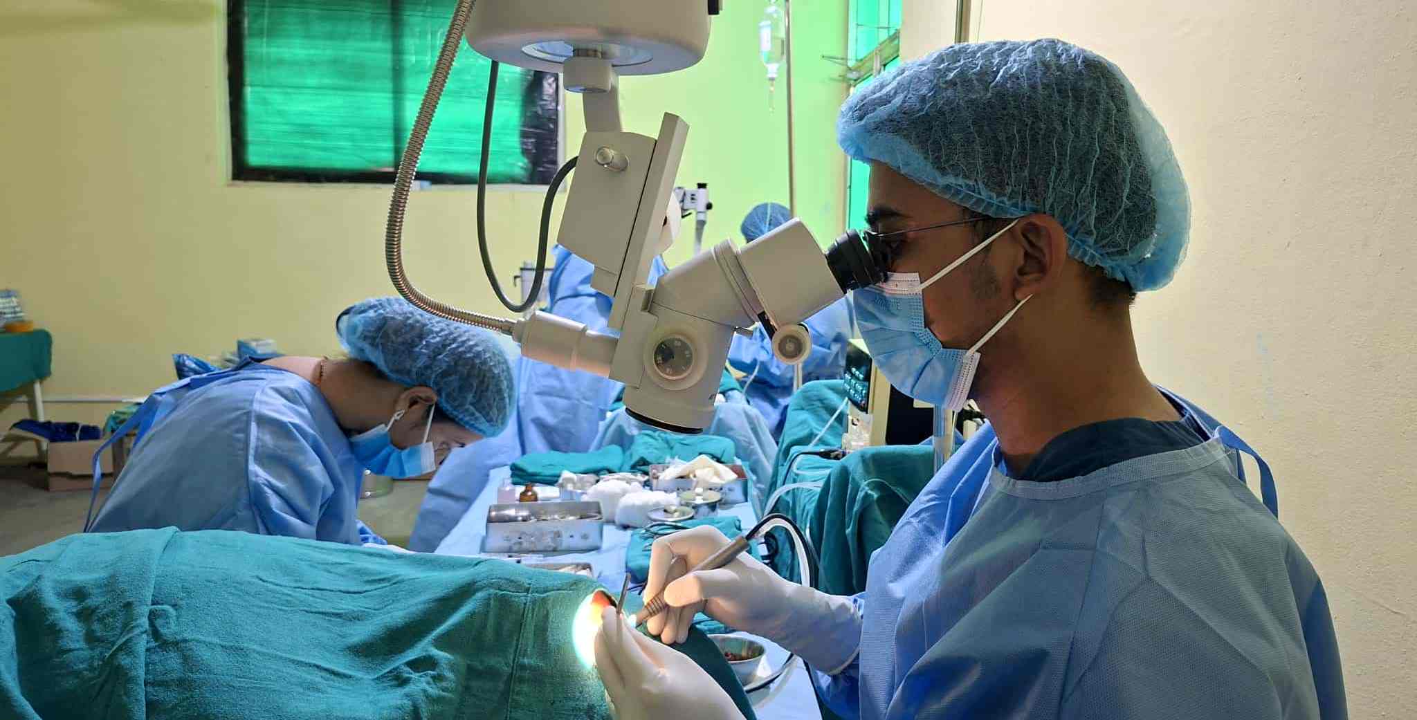 राप्ती गाउँपालिकामा १ सय भन्दा बढीको मोतियाबिन्दुको शल्यक्रिया