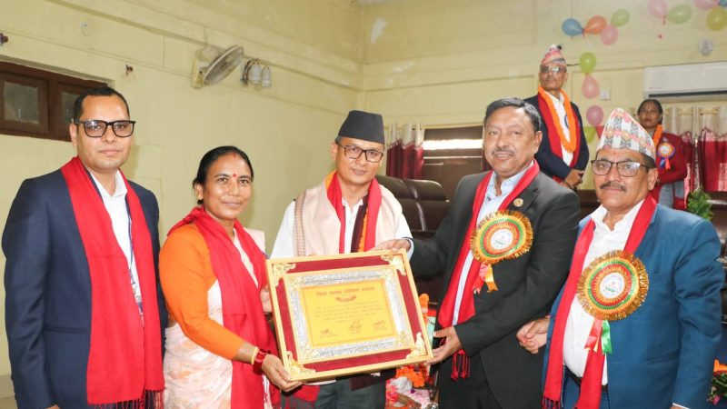 जिल्ला समन्वय समिति दाङको मूल्याङ्कनमा राप्ती गाउँपालिका जिल्ला प्रथम