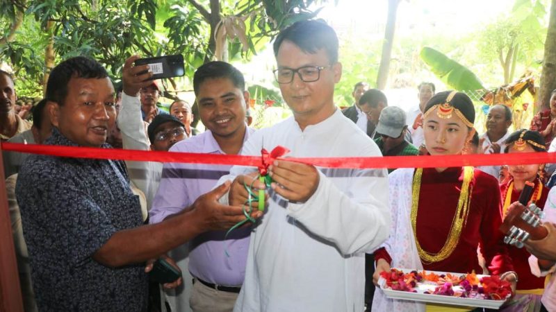 लालमटिया सुसमाचार मण्डलीको नवनिर्मित भवन उद्घाटन
