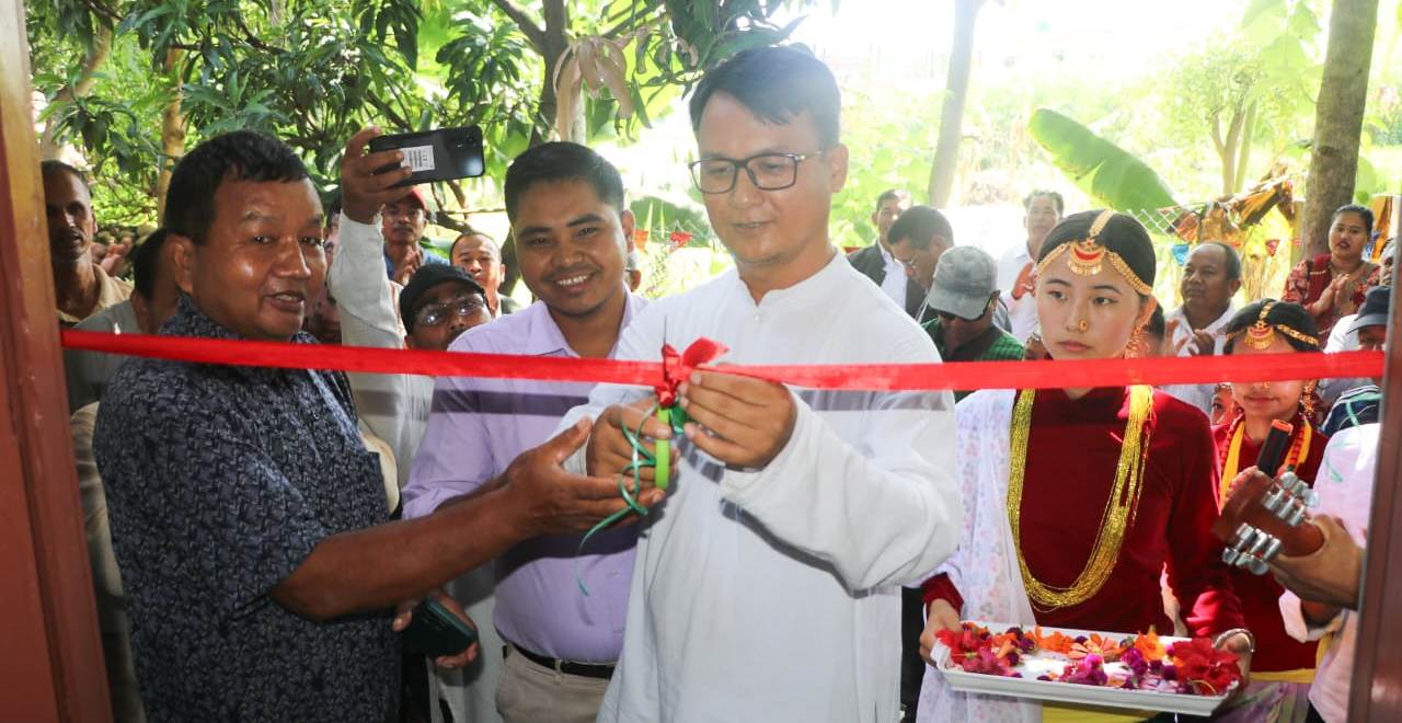 लालमटिया सुसमाचार मण्डलीको नवनिर्मित भवन उद्घाटन