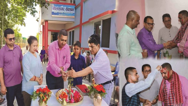 पत्रकार गुप्ताले निलसागरमा फलफूल वितरण र शुभकामना साटासाट गरेर जन्मदिन मनाए