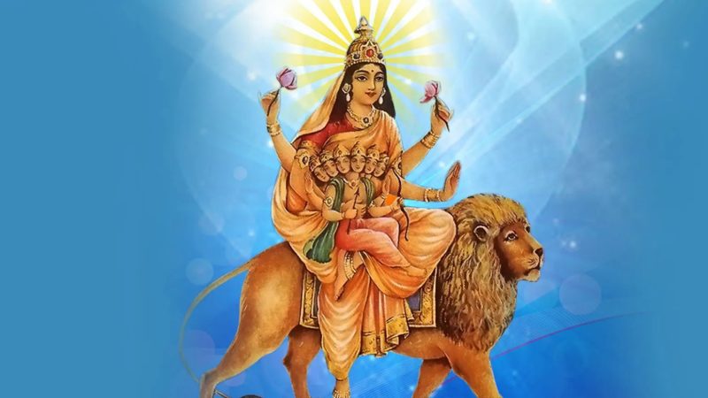 आज दशैँको पाँचौ दिन स्कन्दमाताको पूजा आराधना गरिँदै