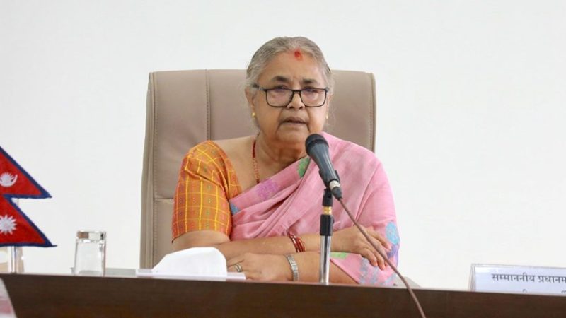 प्रधानमन्त्री कार्कीले दशैंको टीका नलगाउने