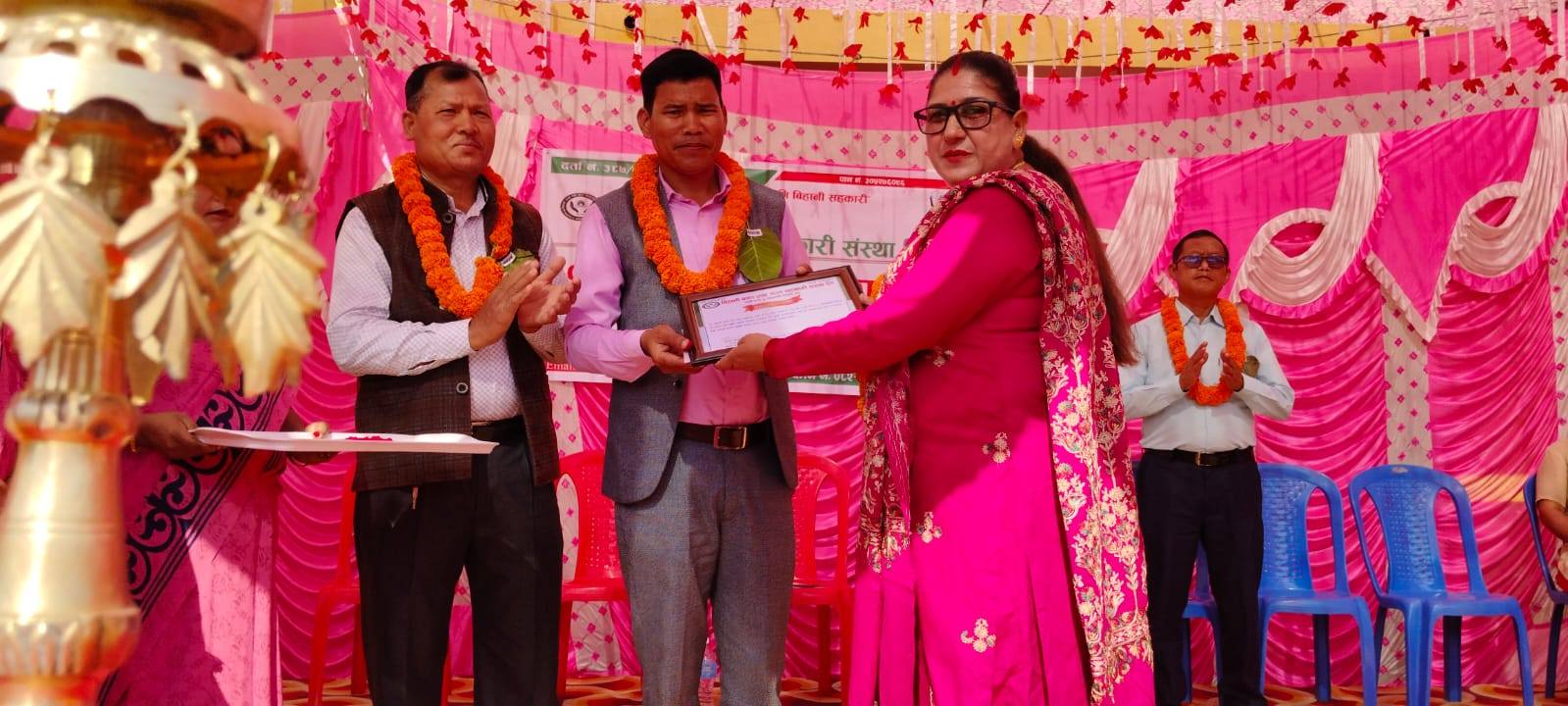 बिहानी सहकारीको १५ औँ वार्षिक साधारणसभा सम्पन्न : एक दर्जन बढी सम्मानित