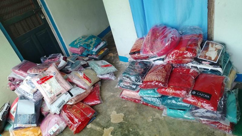 दाङमा भन्सार छलेर ल्याएको कपडा वेवारिसे अवस्थामा फेला