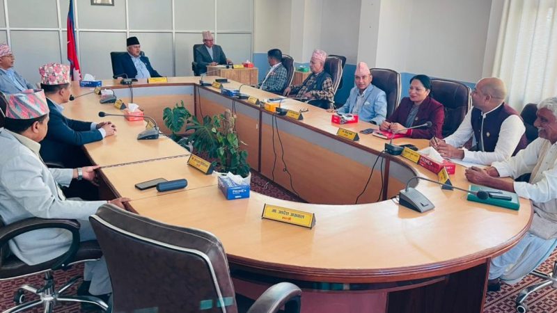 लुम्बिनीकाे मन्त्रिपरिषद् बैठक : मंसिर ८ मा हिउँदे अधिवेशन बोलाउन सिफारिस गर्ने निर्णय