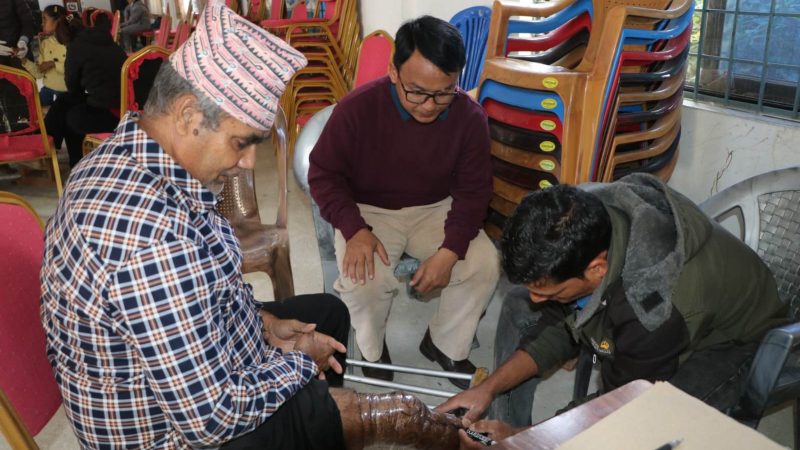 राप्तीमा अपाङ्गता भएका व्यक्तिहरुका लागि निशुल्क स्वास्थ्य शिविर सम्पन्न