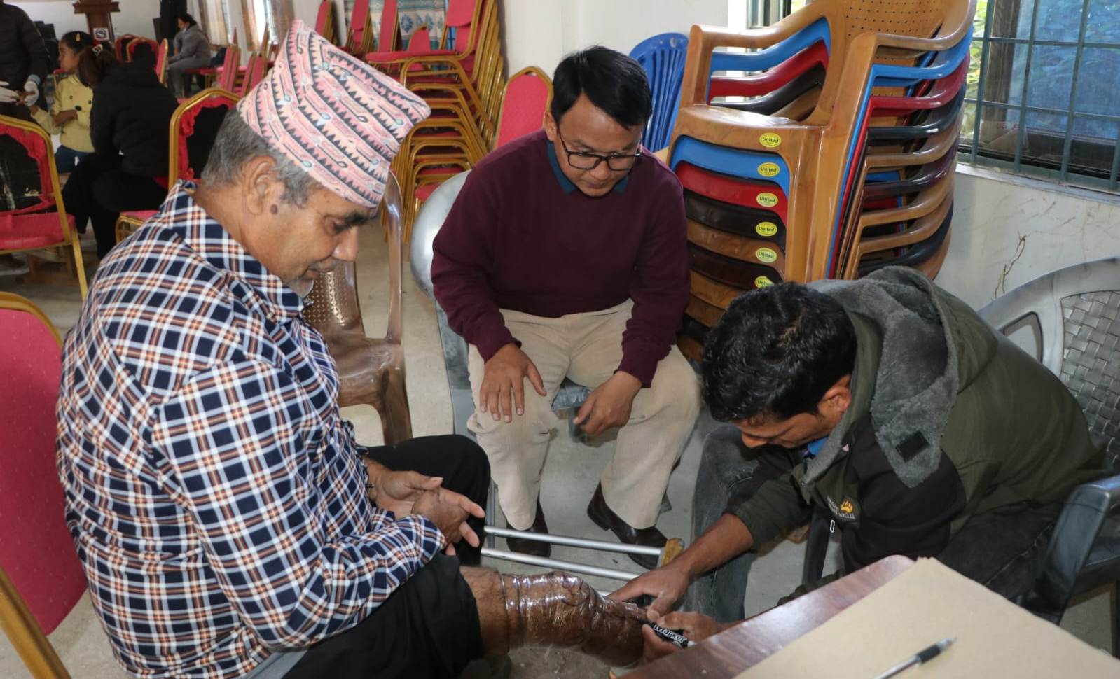 राप्तीमा अपाङ्गता भएका व्यक्तिहरुका लागि निशुल्क स्वास्थ्य शिविर सम्पन्न