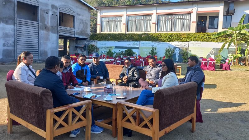 राप्ती प्रेस मञ्चद्वारा धानखोला-लमही सडक खण्ड ४ वा ६ लेनमा स्तरउन्नती गर्न माग