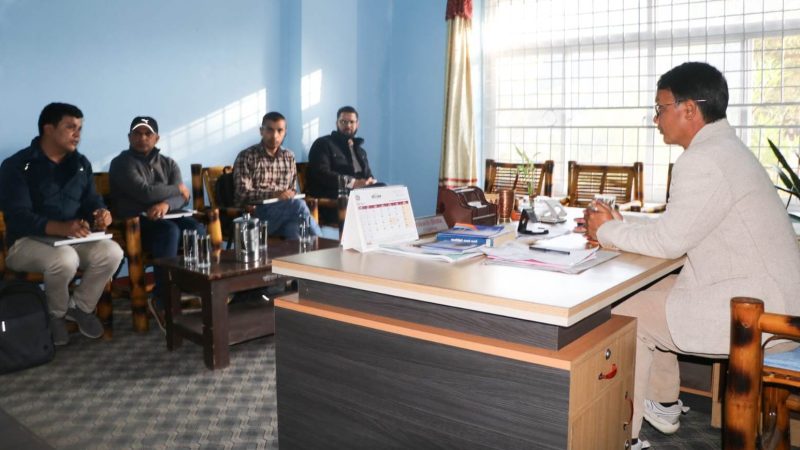 राप्तीका अध्यक्ष विष्ट र एमसिए नेपालका प्रतिनिधिबीच भेट : ४ देखि ६ लेनको सडक निर्माण गर्न सुझाव