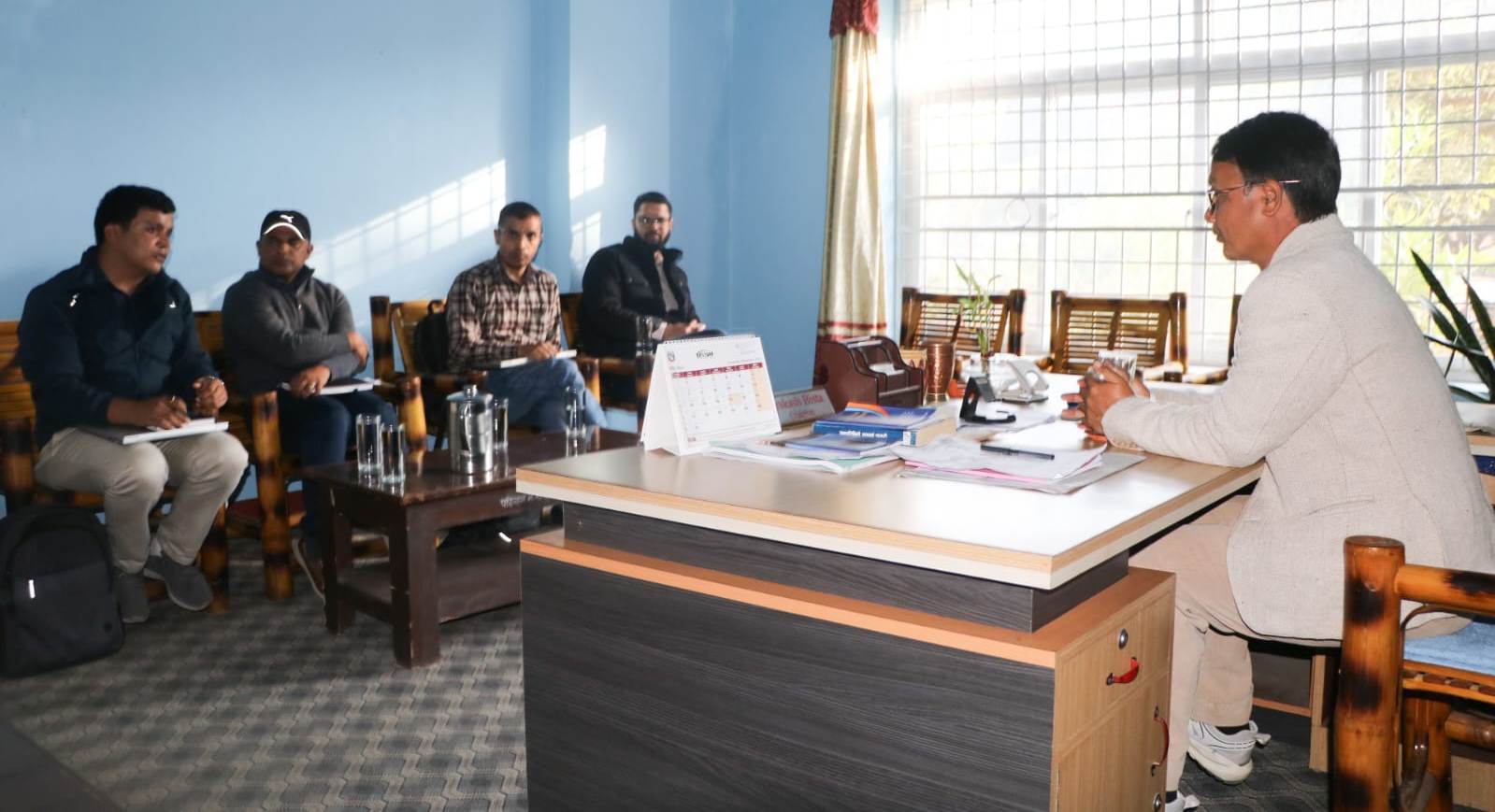 राप्तीका अध्यक्ष विष्ट र एमसिए नेपालका प्रतिनिधिबीच भेट : ४ देखि ६ लेनको सडक निर्माण गर्न सुझाव